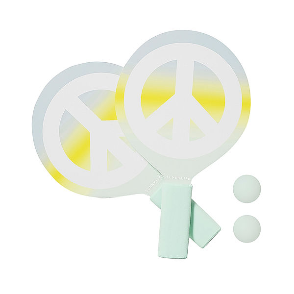 SUNNYLIFE Mini Beachball-Set PEACE SIGN 4-teilig in bunt