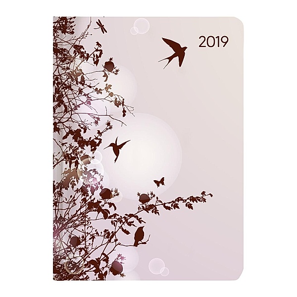 Mini-Buchkalender Style Hummingbird Tree 2019, ALPHA EDITION