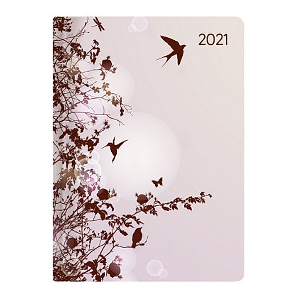 Mini-Buchkalender Style Hummingbird Tree 2021