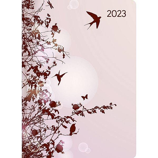 Mini-Buchkalender Style Hummingbird Tree 2023 - Taschen-Kalender A6 - Kolibri - Day By Day - 352 Seiten - Notiz-Buch - A