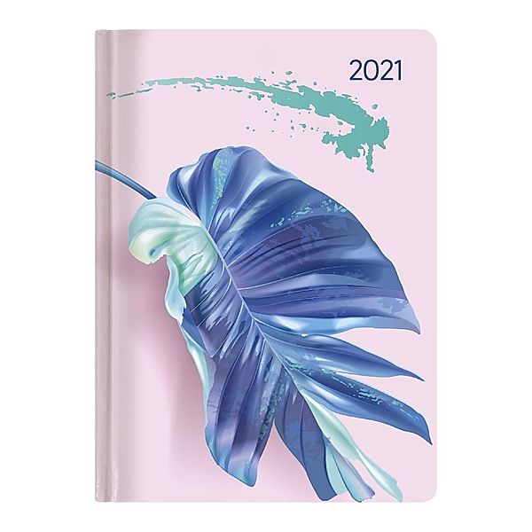 Mini-Buchkalender Style Leaves 2021