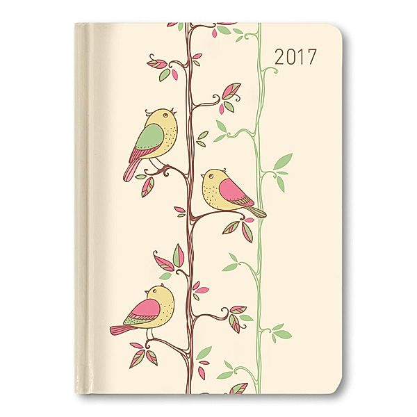 Mini-Buchkalender Style Twitter 2017 - A6, ALPHA EDITION