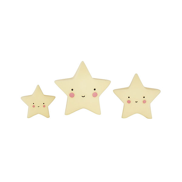 A Little Lovely Company Mini-Figur STARS 3er-Set in gelb