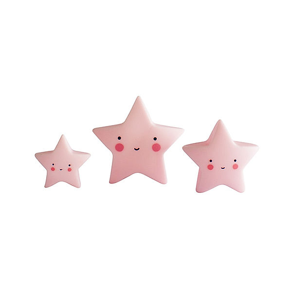 A Little Lovely Company Mini-Figur STARS 3er-Set in pink