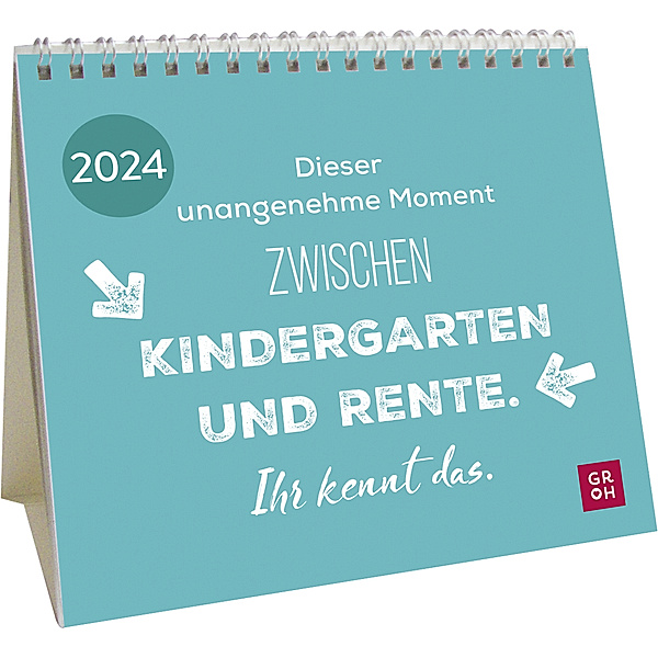 Mini-Kalender 2024: Dieser unangenehme Moment zwischen Kindergarten und Rente. Ihr kennt das., Mini-Kalender 2024: Dieser unangenehme Moment zwischen Kindergarten und Rente. Ihr kennt das.