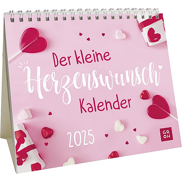Mini-Kalender 2025: Der kleine Herzenswunschkalender