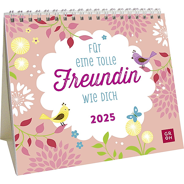 Mini-Kalender 2025: Für eine tolle Freundin wie dich