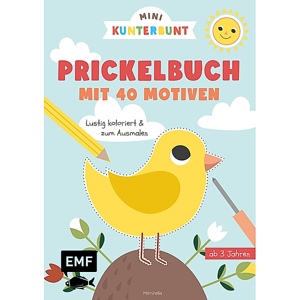 Mini Kunterbunt - Mein erstes Prickelbuch für Kinder ab 3 Jahren