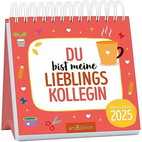 Mini-Monatskalender Du bist meine Lieblingskollegin 2025