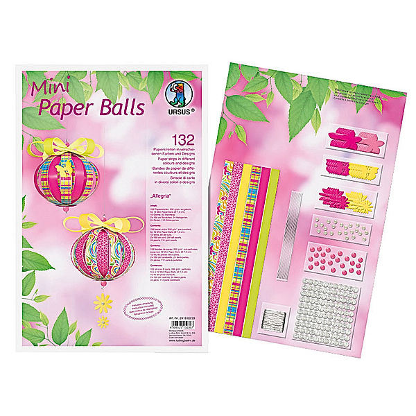 Mini Paper Balls (Motiv: Allegria)