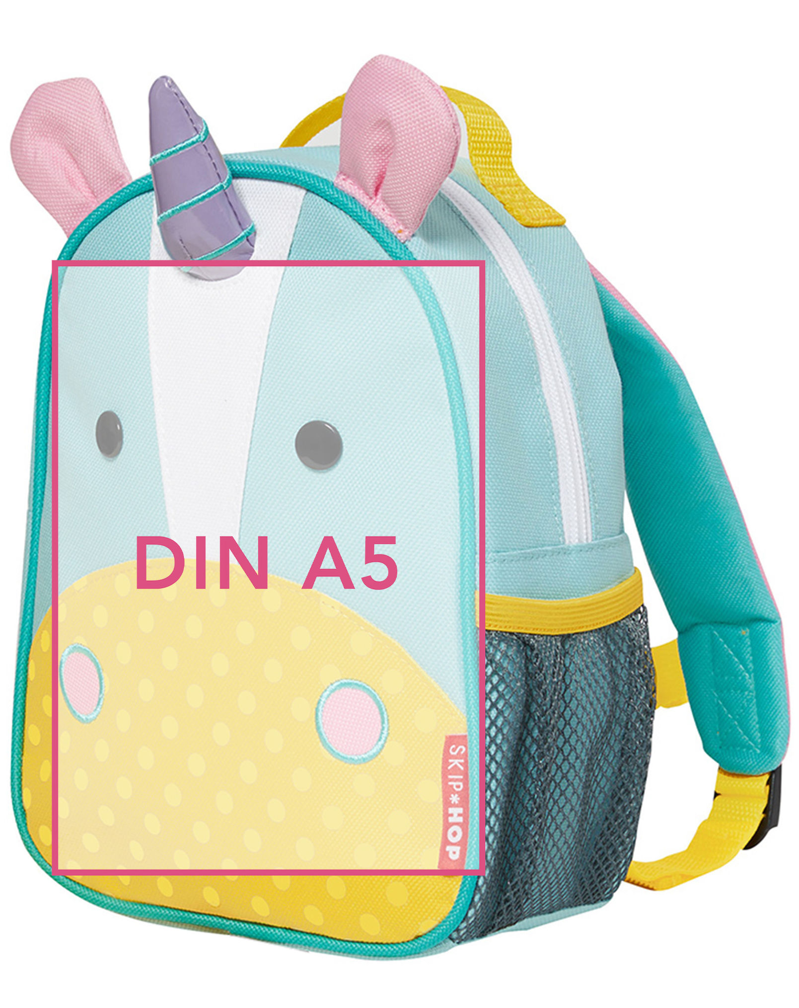 Mini-Rucksack ZOO - EINHORN kaufen blau 9x24x24 mit Leine in