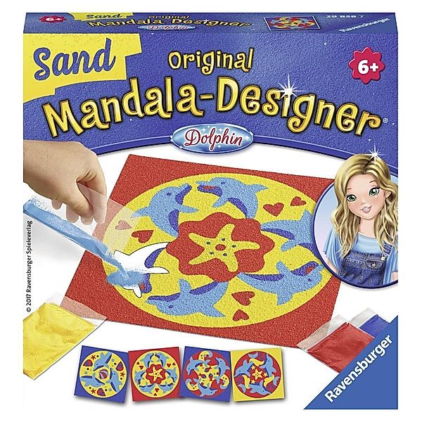 Mini Sand Mandala-Designer Dolphins