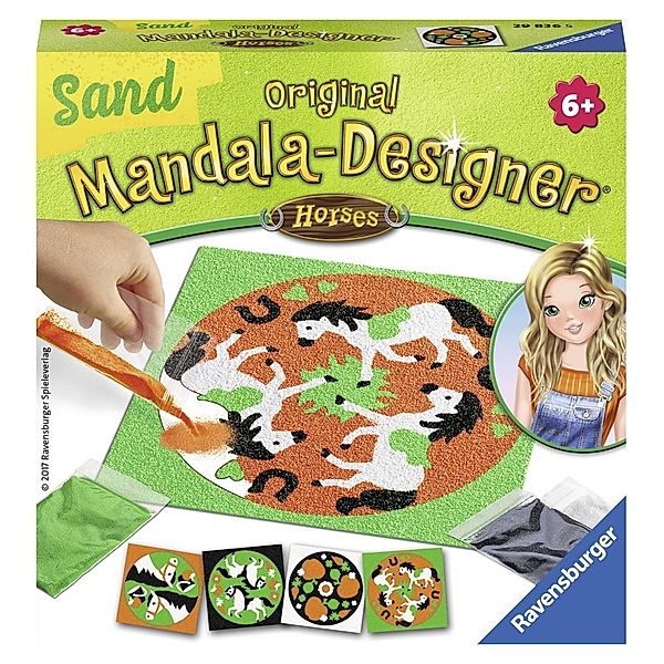 Mini Sand Mandala-Designer Horses