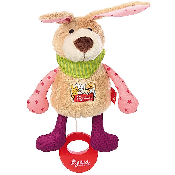 Sigikid Mini-Spieluhr HASE in rosa