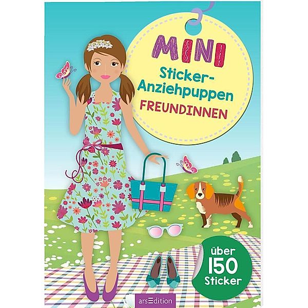 Mini-Sticker-Anziehpuppen - Freundinnen