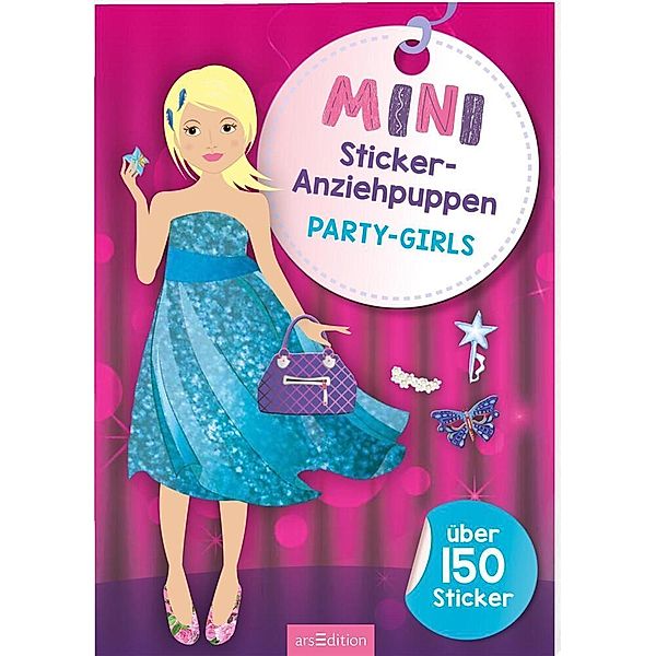 Mini-Sticker-Anziehpuppen - Party-Girls