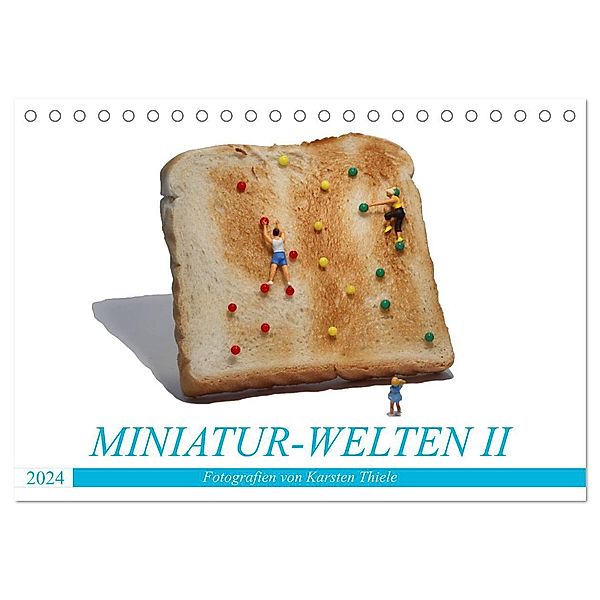 MINIATUR-WELTEN II (Tischkalender 2024 DIN A5 quer), CALVENDO Monatskalender, Karsten Thiele