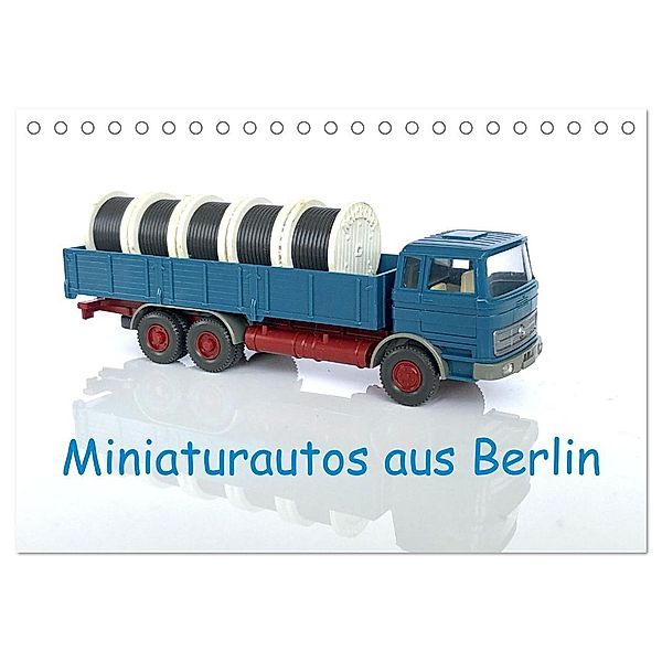 Miniaturautos aus Berlin (Tischkalender 2025 DIN A5 quer), CALVENDO Monatskalender, Calvendo, Klaus-Peter Huschka