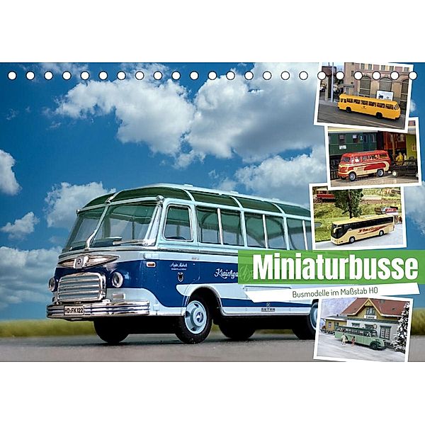 Miniaturbusse (Tischkalender 2023 DIN A5 quer), Klaus-Peter Huschka