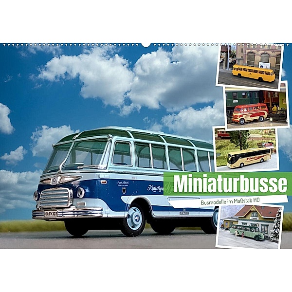 Miniaturbusse (Wandkalender 2023 DIN A2 quer), Klaus-Peter Huschka