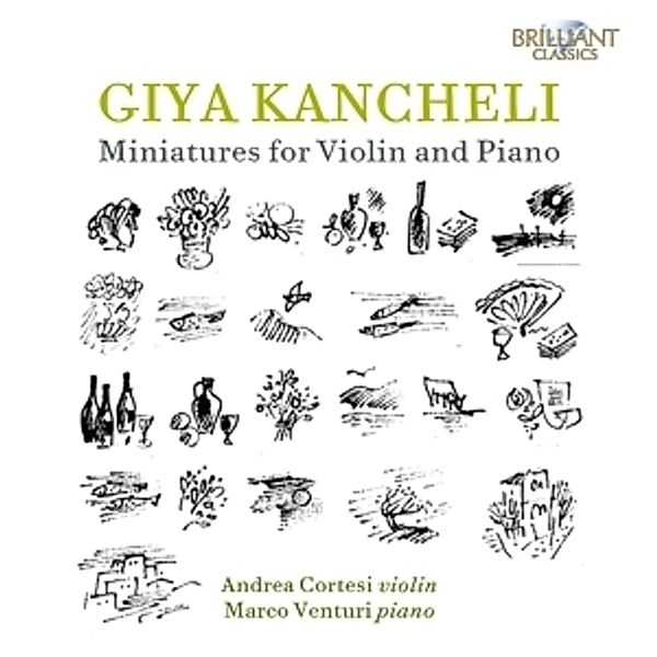 Miniatures For Violin & Piano, Andrea Cortesi