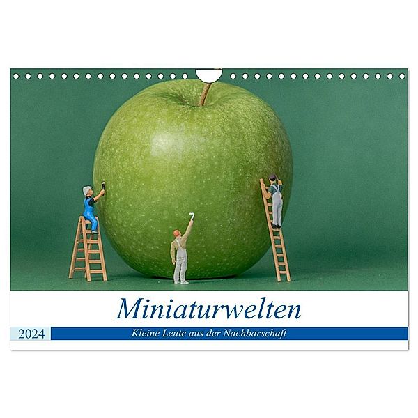 Miniaturwelten - Kleine Leute aus der Nachbarschaft (Wandkalender 2024 DIN A4 quer), CALVENDO Monatskalender, Jürgen Trimbach