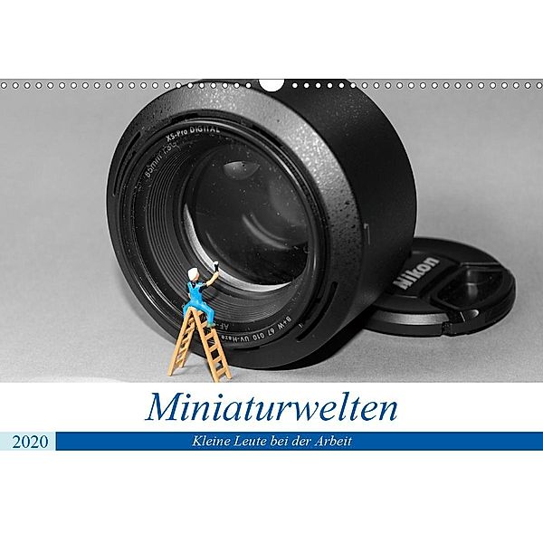 Miniaturwelten - Kleine Leute bei der Arbeit (Wandkalender 2020 DIN A3 quer), Jürgen Trimbach