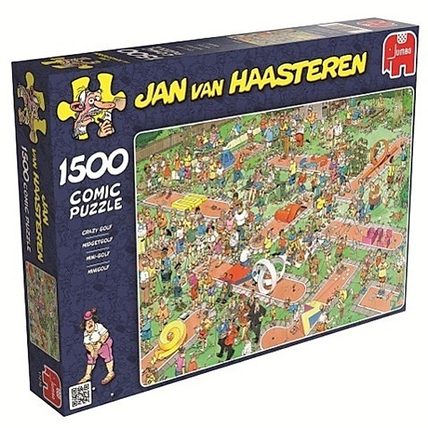 Minigolf (Puzzle), 1500 Teile, Jan Van Haasteren