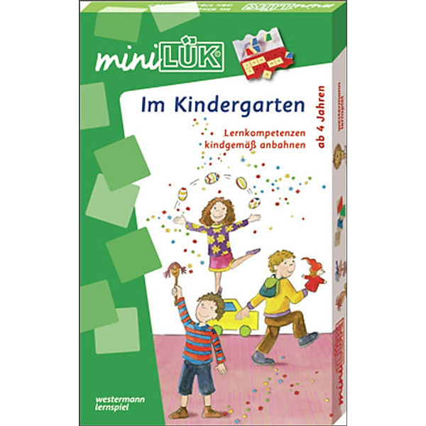 Westermann Lernwelten, LÜK MiniLÜK-Set - Geschenkset – Im Kindergarten, Michael Junga
