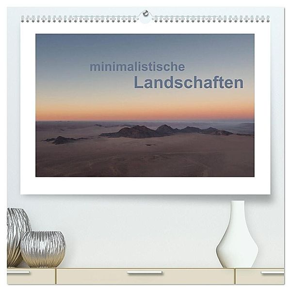 minimalistische Landschaften (hochwertiger Premium Wandkalender 2024 DIN A2 quer), Kunstdruck in Hochglanz, Gabi Steiner