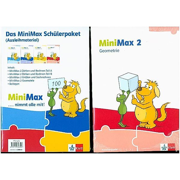 MiniMax. Ausgabe ab 2019 / MiniMax 2, Das MiniMax Schülerpaket (Ausleihmaterial), 4 Bde.