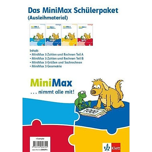 MiniMax. Ausgabe ab 2019 / MiniMax 3, Das MiniMax Schülerpaket (Ausleihmaterial), 4 Bde.