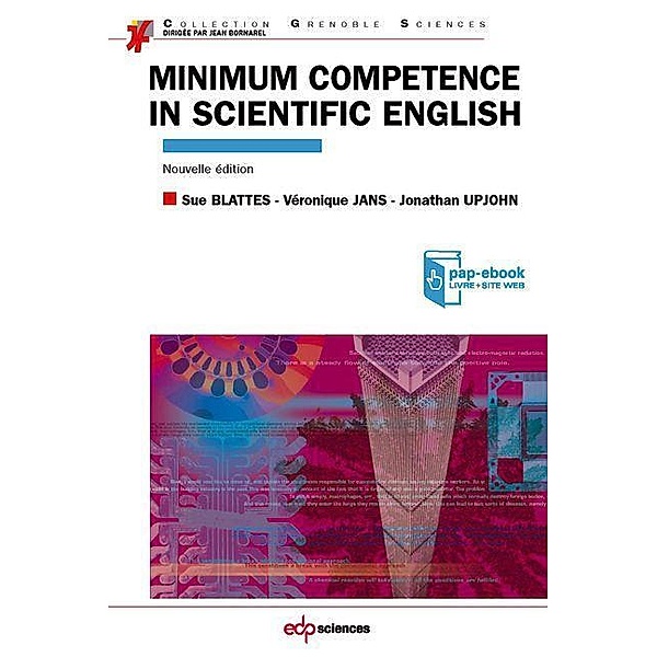 Minimum competence in scientific English, Sue Blattes, Véronique Jans, Jonathan Upjohn