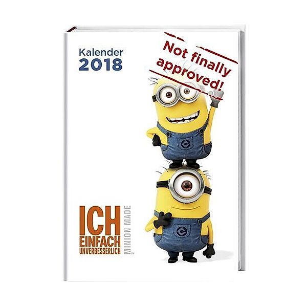 Minions 17-Monatskalenderbuch 2018