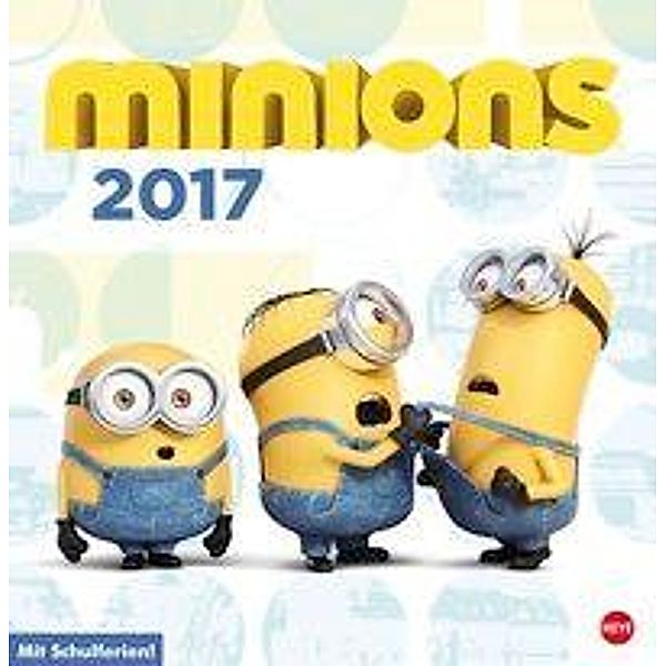 Minions Posterkalender quadratisch 2017