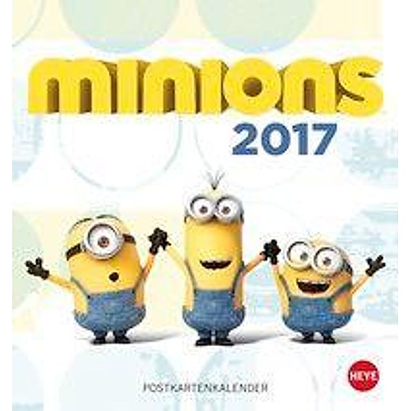 Minions Postkartenkalender 2017