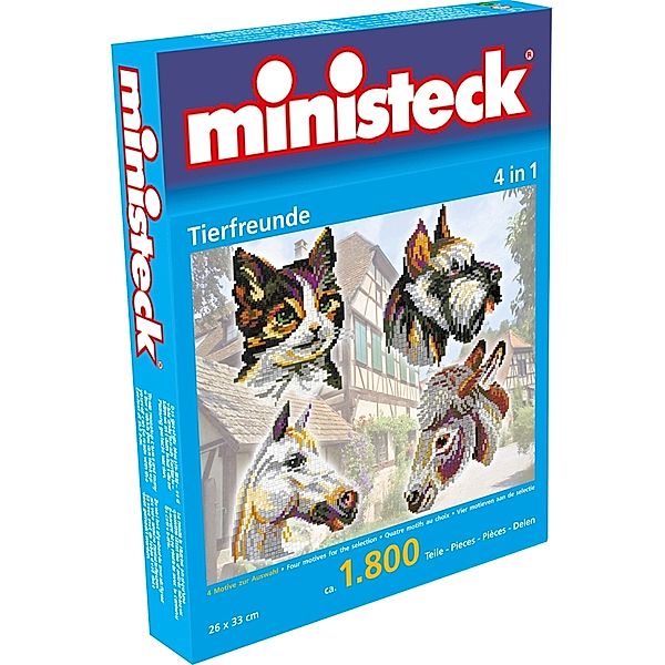 Ministeck Tierfreunde 4-in-1, 1600 Teile