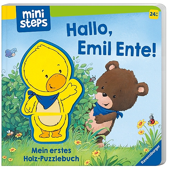 ministeps: Hallo, Emil Ente! Mein erstes Holzpuzzle-Buch, Kathrin Lena Orso