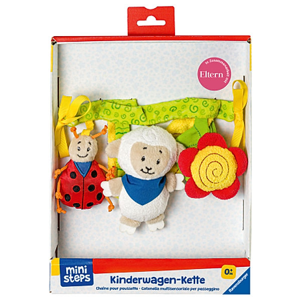 Ravensburger Verlag ministeps® Kinderwagen-Kette SCHÄFCHEN in bunt