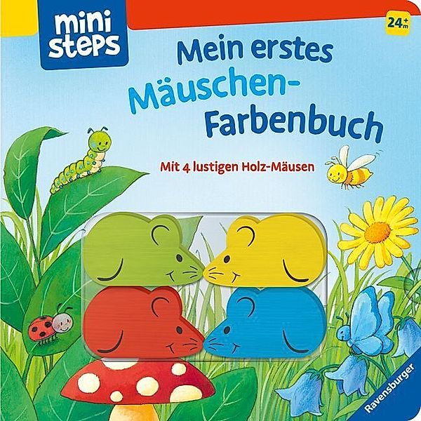 ministeps: Mein erstes Mäuschen-Farbenbuch, Sandra Grimm