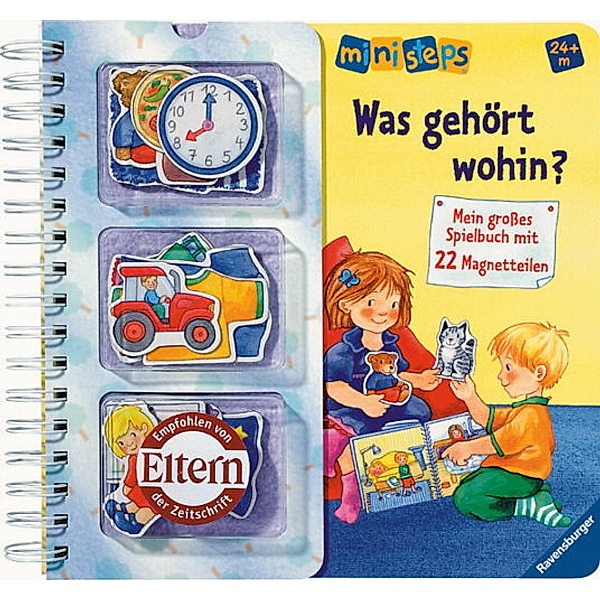 ministeps: Was gehört wohin? - Magnetbuch ab 2 Jahre, Kinderbuch, Bilderbuch, Irmgard Eberhard
