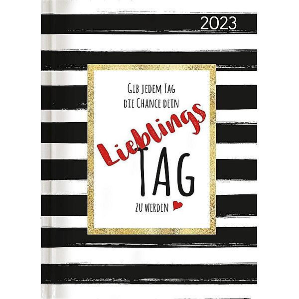 Minitimer Style Lieblingstag 2023 - Taschen-Kalender A6 - Weekly - 192 Seiten - Notiz-Buch - mit Info- und Adressteil -