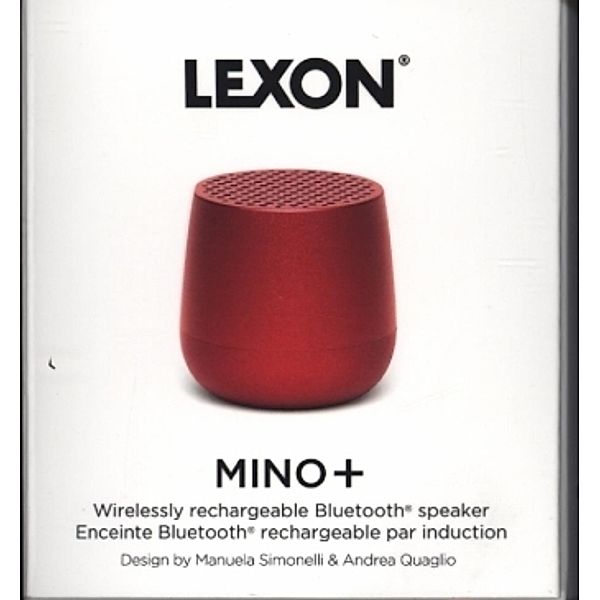 Mino Dark Red, Mini-Bluetooth-Lautsprecher