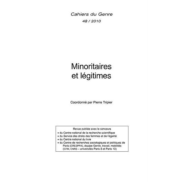 Minoritaires et legitimes / Hors-collection, Pierre Tripier
