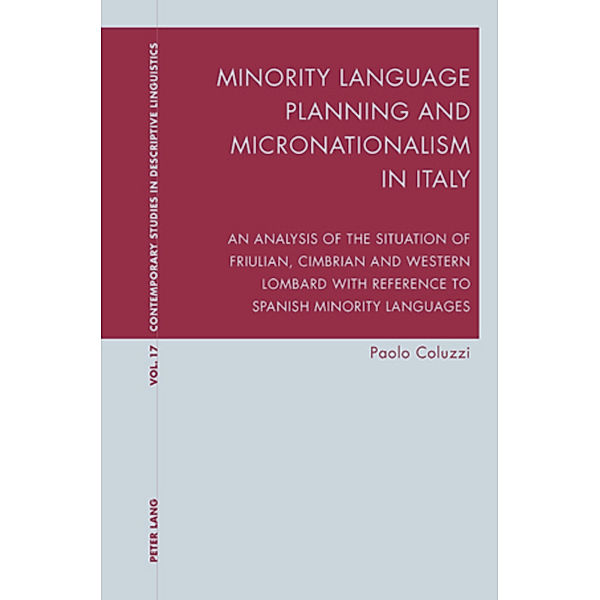 Minority Language Planning and Micronationalism in Italy, Paolo Coluzzi