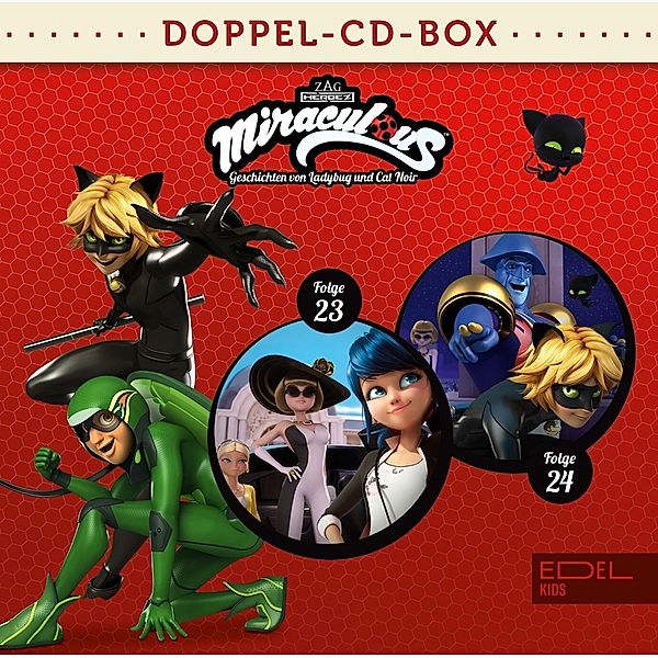 Miraculous - Doppel-Box.Tl.23-24,2 Audio-CD, Miraculous