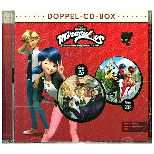 Miraculous - Doppel-Box.Tl.25-26,2 Audio-CD, Miraculous