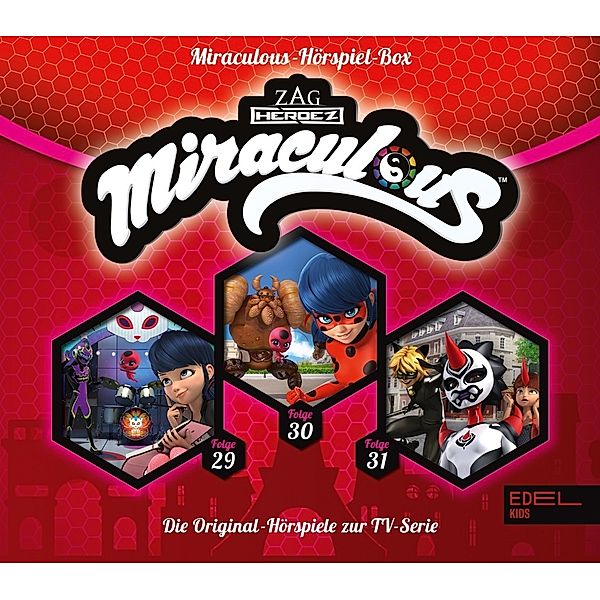 Miraculous.Folge.29-31,3 Audio-CD, Miraculous