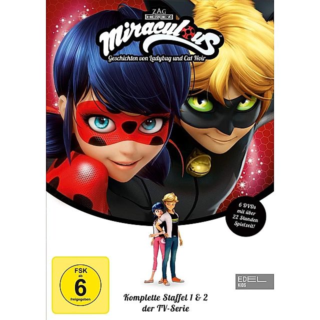 Miraculous: Geschichten von Ladybug & Cat Noir - Staffel 1 & 2 Film |  Weltbild.ch