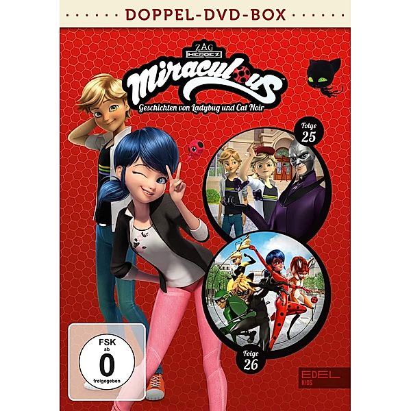 Miraculous: Geschichten von Ladybug und Cat Noir - Doppel-DVD-Box, Miraculous